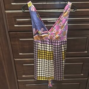 Multicolor Patterned Women's Dress